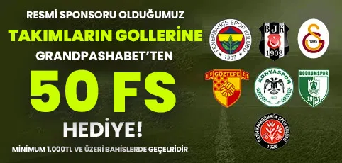 HER GOLE 50 FREESPIN HEDİYE!